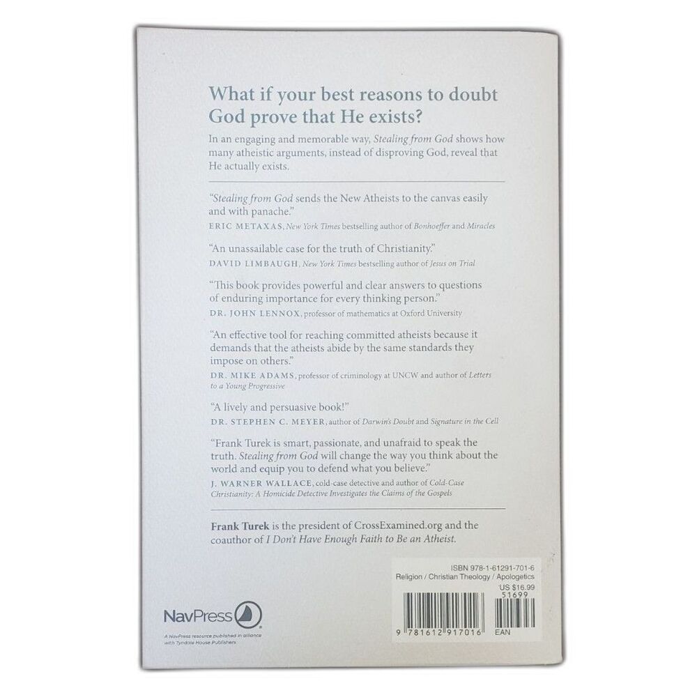 Stealing from God - Frank Turek - Paperback - Religion - Picture 2 of 6